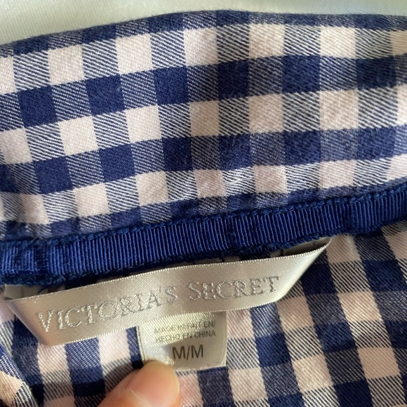 Victoria Secret Gingham PJ set, size M - Picture 4 of 12